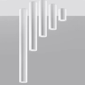 Sollux SL.0997 - Faretto LAGOS 1xGU10/10W/230V 20 cm bianco