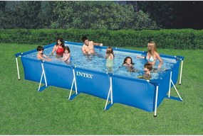 Piscina fuoriterra da giardino piscina montabile Intex rettangolare altezza: 260-160-65 cm