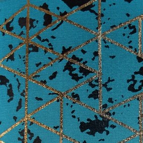 Lampadario su filo REZO 1xE27/60W/230V turchese