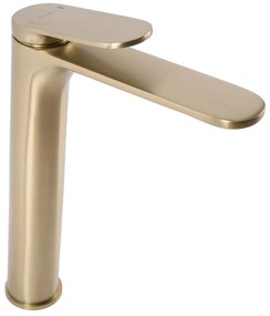 Rubinetto da lavabo Rea Marco Brush Gold high