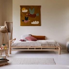 Tikamoon - Letto per bambini Kalif in legno di teak massello 90x190 cm