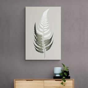 Quadro su tela – Fogliolina minimalista di felce