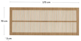 Kave Home - Testiera Beyla in legno massello di frassino per letto da 160 cm FSC 100%