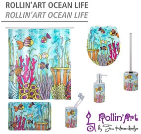 Tenda da doccia 180x200 cm Rollin'Art Ocean Life - Wenko