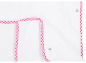 Sacco a pelo per neonati bianco e rosa - Tiseco Home Studio