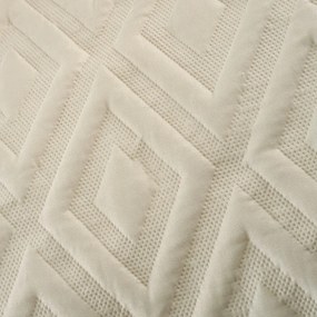 Biancheria da letto beige per letto matrimoniale 200x200 cm Jacob Geo - Catherine Lansfield