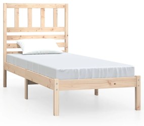 Giroletto 75x190 cm small single in legno massello di pino