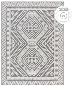 Tappeto in ciniglia lavabile grigio 160x240 cm Jaipur - Flair Rugs