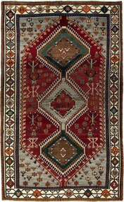 Shiraz Tappeto persiano 140x230 Rosso (Iran) Annodato A Mano