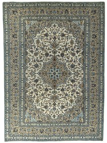 Kashan Tappeto 250 x 350 Beige (Iran) Annodato A Mano