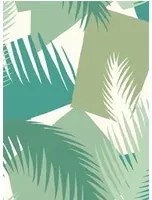 Cole & Son Carta da parati Deco Palm - Green
