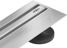 Mexen Flat 360° Slim scarico lineare rotante 100 cm, inox - 1041100