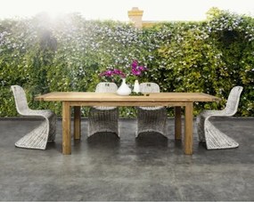 Tavolo Da Esterno Allungabile 180-250 Cm In Legno Massello Rustico FSC Bounty Bizzotto