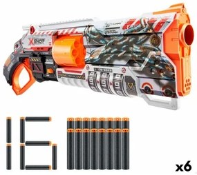 Pistola a Freccette Zuru X-Shot Skins Lock Blaster 57 x 19 x 6 cm 6 Unità