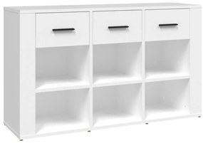 Credenza bianca 100x30x59,5 cm in legno multistrato