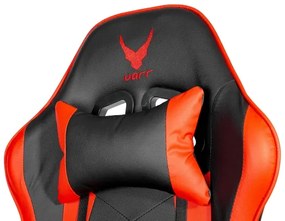 Sedia da gioco VARR Zolder nero/rosso
