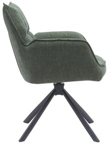 Set di sedie da pranzo verde in imbottito 2 pz Marilla – Unique Furniture