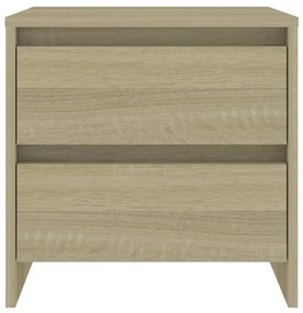 Comodino rovere sonoma 45x34,5x44,5 cm in truciolato