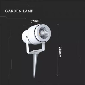 Lampada LED da esterno LED/12W/100-240V IP65 bianco - vetro verde