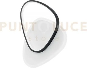 Plafoniera led ayrton tondeggiante nera 42w 4500lm cct 3000k 4000k ...