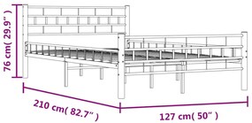 Giroletto Nero in Acciaio 120x200 cm