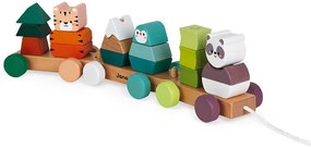 Trenino in legno - La gita degli animali