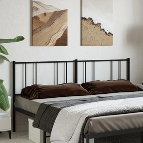 Testiera İn Metallo Nero 193 Cm /