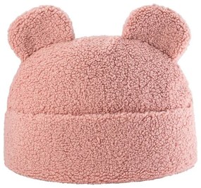 Cuscino per divano da bambini rosa con rivestimento in bouclé Teddy Pouch – Wigiwama