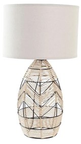 Lampada da tavolo DKD Home Decor Nero Marrone 220 V 50 W Tropicale (30 x 30 x 53 cm)