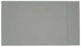 Piatto doccia SENSEA in resina Neo grigio L 90 x L 140 x H 3 cm opaco effetto pietra