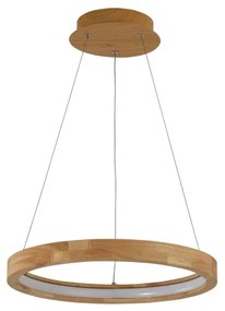 Brilagi - Lampadario LED a cavo UMEA WOOD LED/30W/230V Ø 40 cm legno di Hevea