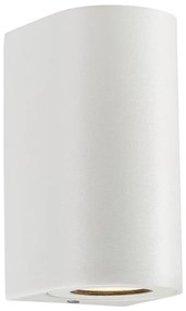 Nordlux - Lampada da parete per esterni CANTO 2xGU10/28W/230V IP44 bianca