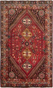 Shiraz Tappeto 270x160 Rosso (Iran) Annodato A Mano