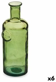 Bottiglia Stamp Decorazione 11,7 x 33,5 x 11,7 cm Verde (6 Unità)