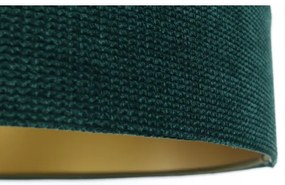 Lampadario a sospensione con filo TWIST 1xE27/60W/230V verde/oro