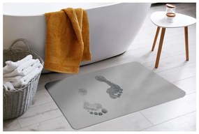 Tappetino da bagno grigio in diatomee 35x45 cm Diatonella - douceur d'intérieur