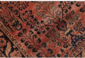 Antik Stilizzato Rosso Ruggine Blu Scuro Corsia 75x195 Cm