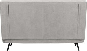 Divano letto grigio chiaro 87 cm Mallory - Støraa