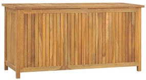 Cassa da giardino 114x50x58 cm in legno massello di teak