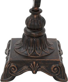 Lampada da tavolo nera con paralume in metallo (altezza totale 40 cm) World Industry – Mauro Ferretti