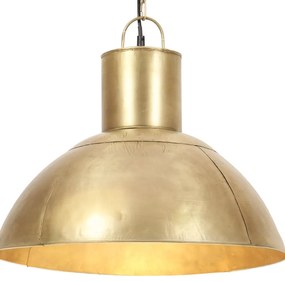 Lampada A Sospensione 25 W Ottone Rotonda 48 Cm E27 /