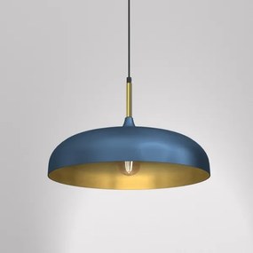 Brilagi - Lampadario a sospensione con filo ABRAHAM 1xE27/60W/230V diametro 45 cm blu