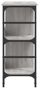Credenza grigio sonoma 102x32x73,5 cm in legno multistrato