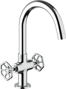Rubinetto per lavabo Flower cromato lucido JACUZZI RUBINETTERIA