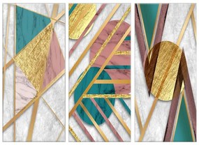 Quadro su tela Geometries, multicolore 150 x 100 cm