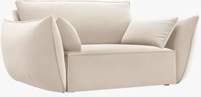Poltrona Kaelle in velluto - L128 cm