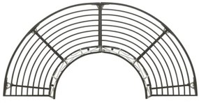 Panchina Semicircolare per Albero 160 cm in Acciaio