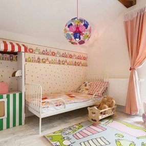 Rabalux 6390 - Lampadario a sospensione per bambini BIRDY 3xE14/40W/230V