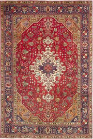 Tabriz Tappeto 300x200 Blu (Iran) Annodato A Mano