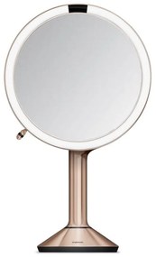 Specchio per make-up con illuminazione/con ingrandimento (5x) ø 20 cm Sensor Trio – simplehuman